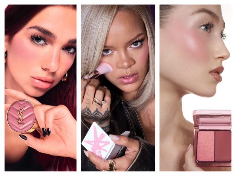 tendenze blush 2025 fard in crema polvere gel cover mobile