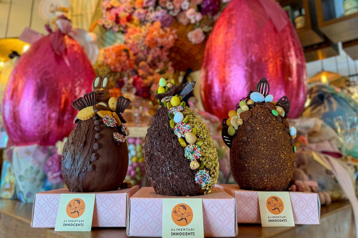 uova cioccolato decorate Alimentari Innocenti