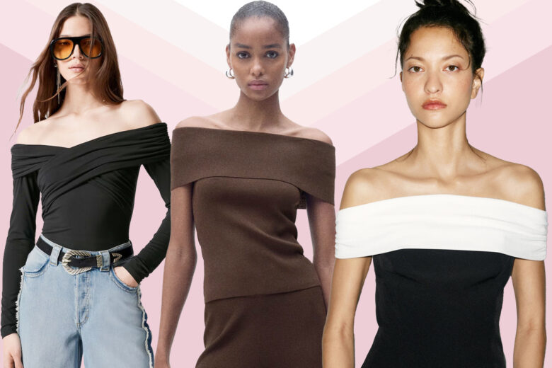 Top e bluse con scollo alla Bardot: i modelli su cui puntare quest’estate