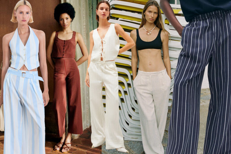 Pantaloni a righe: i modelli più trendy a cui non potrete dire di no