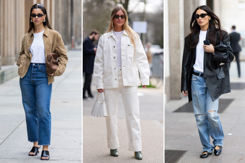 Combo che vince non si cambia! Ecco 5 idee (stilosissime) su come indossare jeans e t-shirt bianca questa primavera