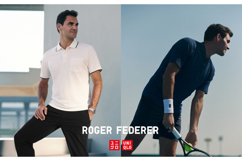 Roger Federer e Uniqlo presentano a Parigi la loro collaborazione 