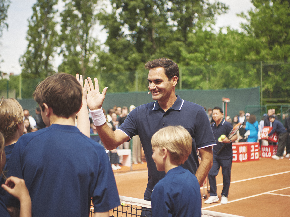 Launch Event for The Roger Federer Collection Held in Paris (11) copia