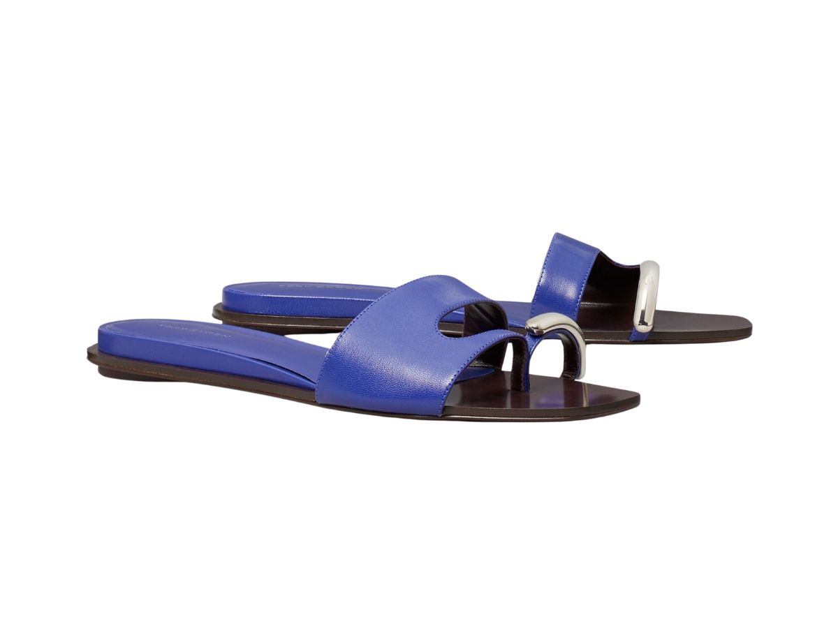 SANDALO SLIDER PIERCED Tory Burch