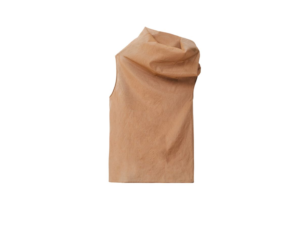 blusa collo a sacchetto mango