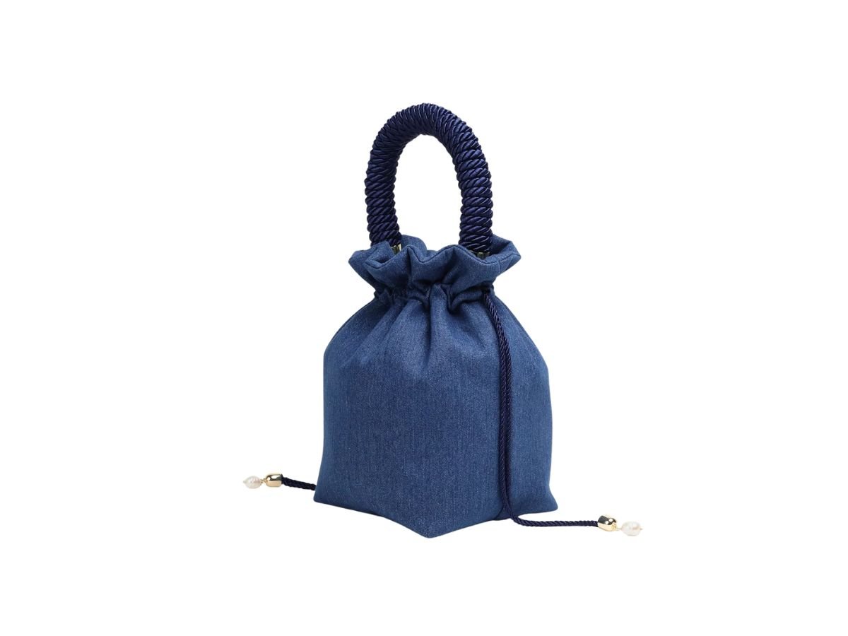 borsa in denim alité