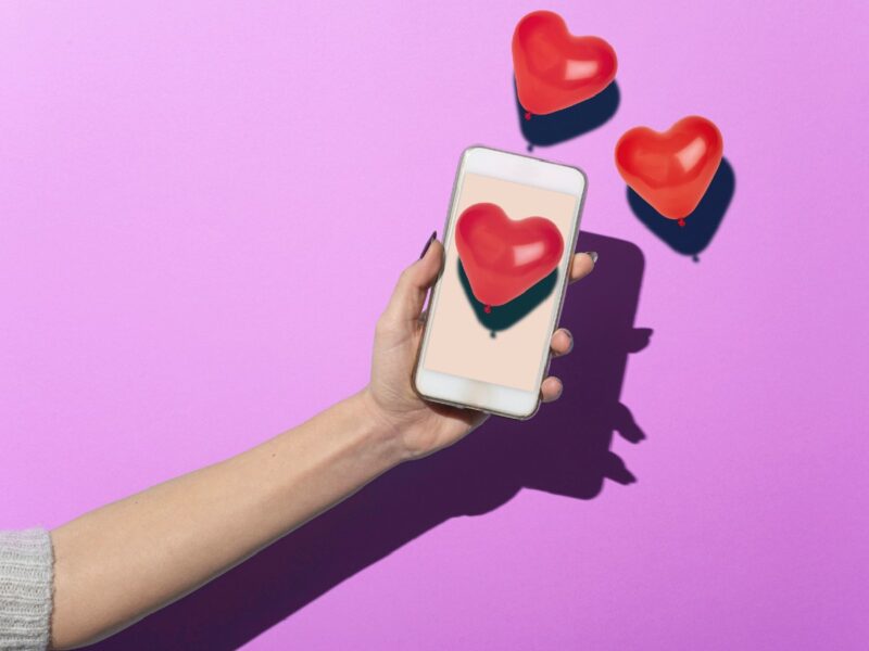 cuore coppia amore telefono
