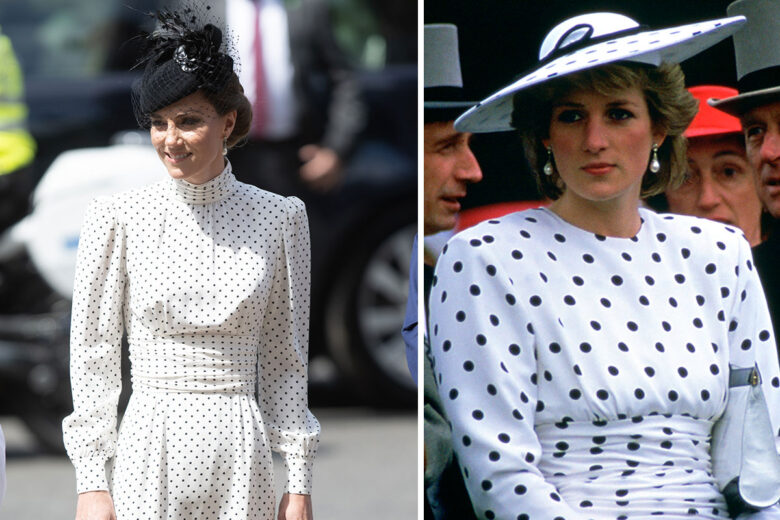 La conferma che l’abito a pois è il must have di stagione? Arriva da Kate Middleton (e dal suo omaggio a Lady D)