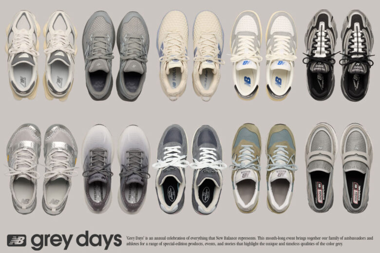 New Balance celebra il suo colore più iconico con i Grey Days