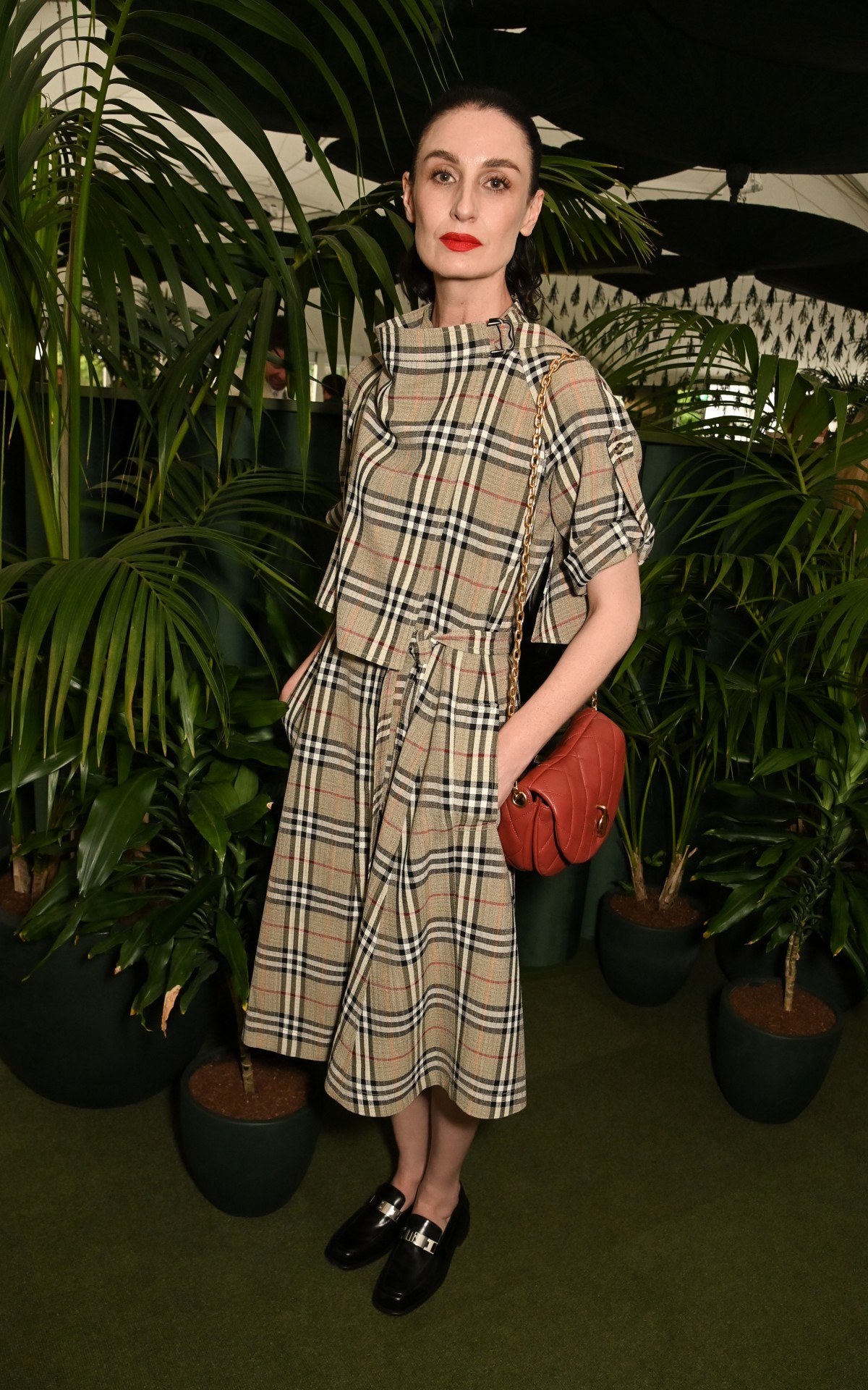 ok Erin O_Connor at Burberry and The Newt CFS Dinner