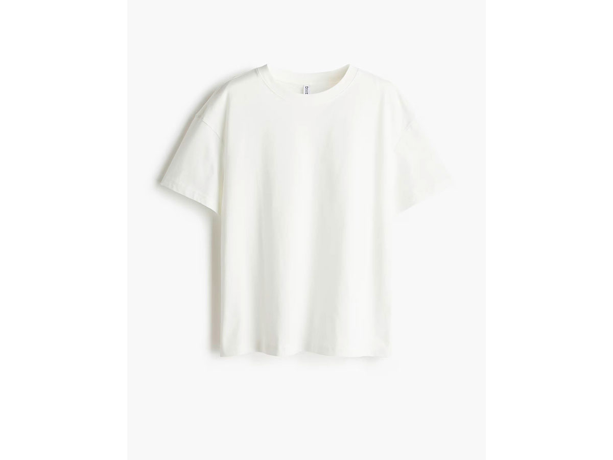 t-shirt-bianca-cotone-hm