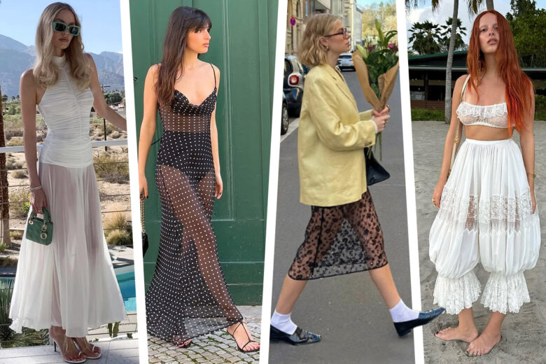 Trasparenze? Sì, grazie! Ecco 4 idee da IG per indossare il see-through quest’estate 