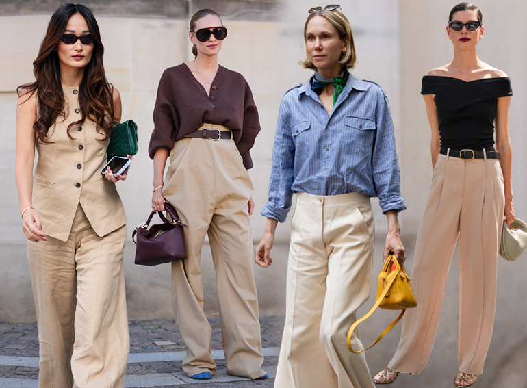 abbinamento-pantaloni-beige-donna-estate-idee-look-outfit