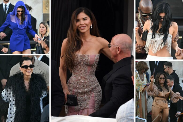 I look del pigiama party-evento che ha chiuso il matrimonio Bezos a Venezia