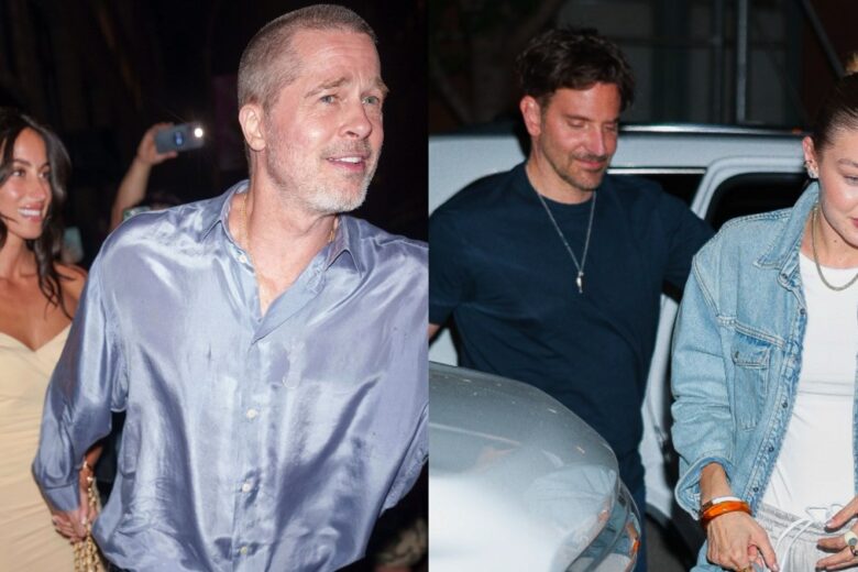 Double date alert: Brad Pitt e Ines de Ramon avvistati a cena con Bradley Cooper e Gigi Hadid