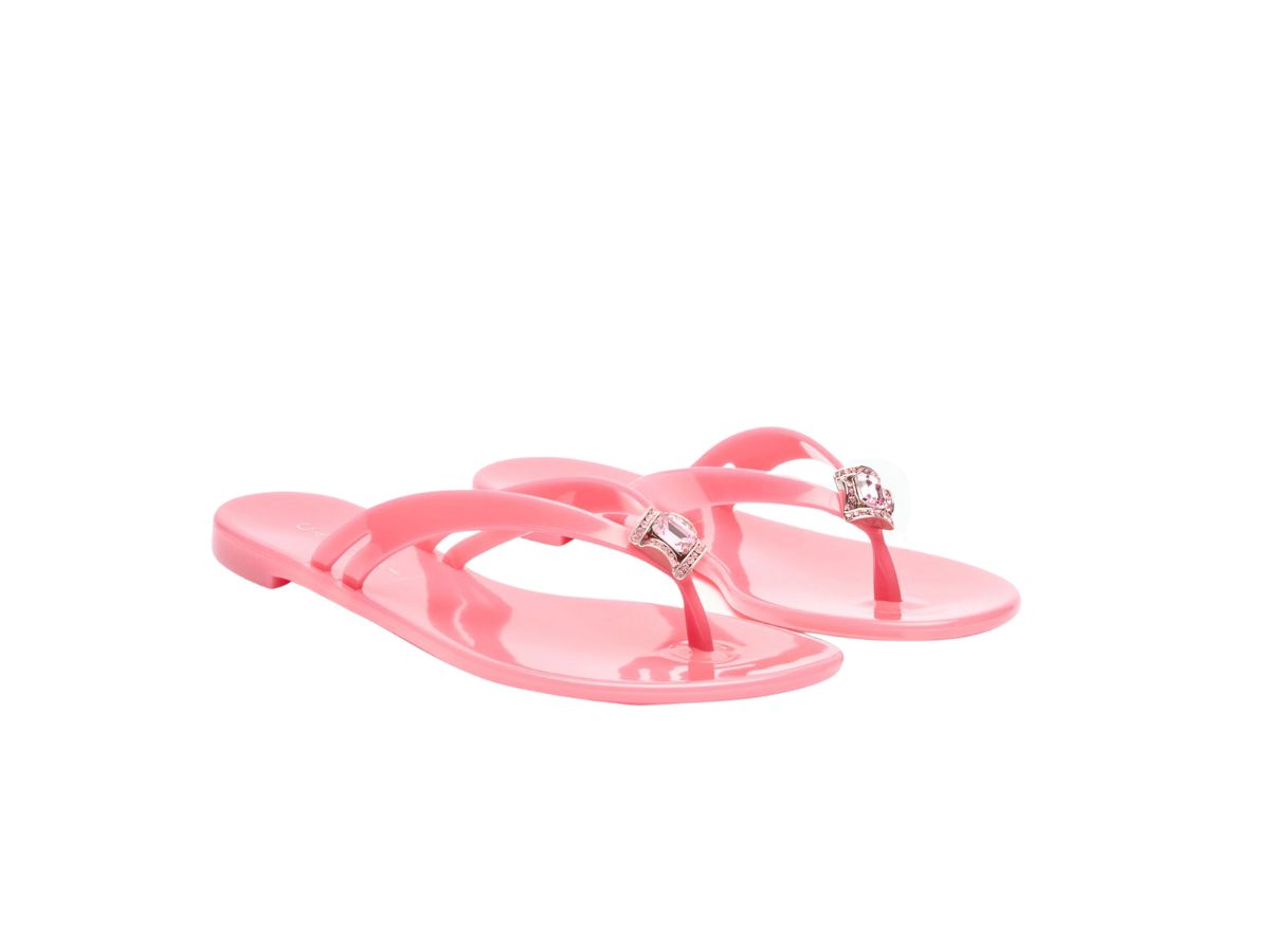 jelly flip flop casadei