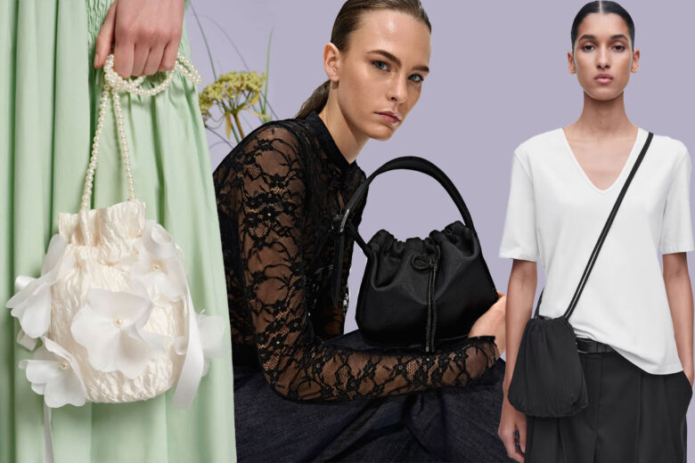Borse a sacchetto: le bag essenziali e chic che lasciano il segno