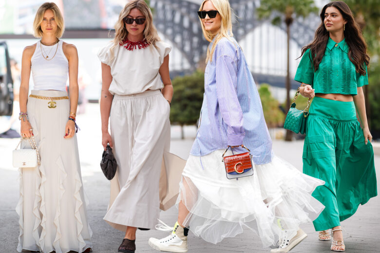 Maxi dimensioni = maxi coolness: come indossare le maxi gonne in 8 look per l’estate