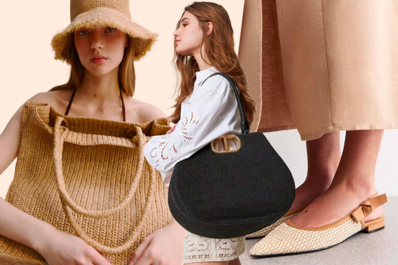 Dal cappello alla borsa: ecco gli accessori in rafia o paglia da avere quest’estate