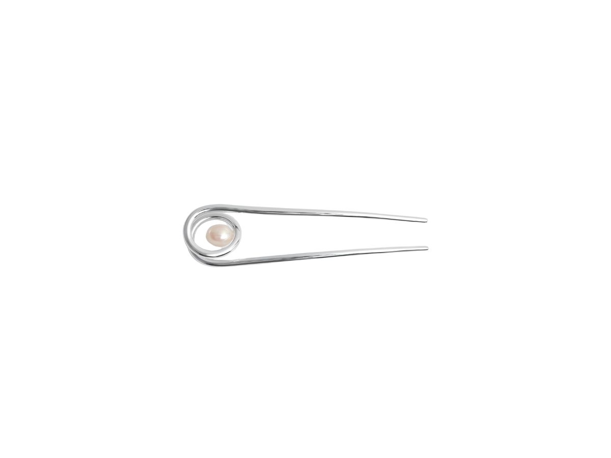 FERMAGLIO PER CAPELLI CON PERLE D’ACQUA DOLCE cos