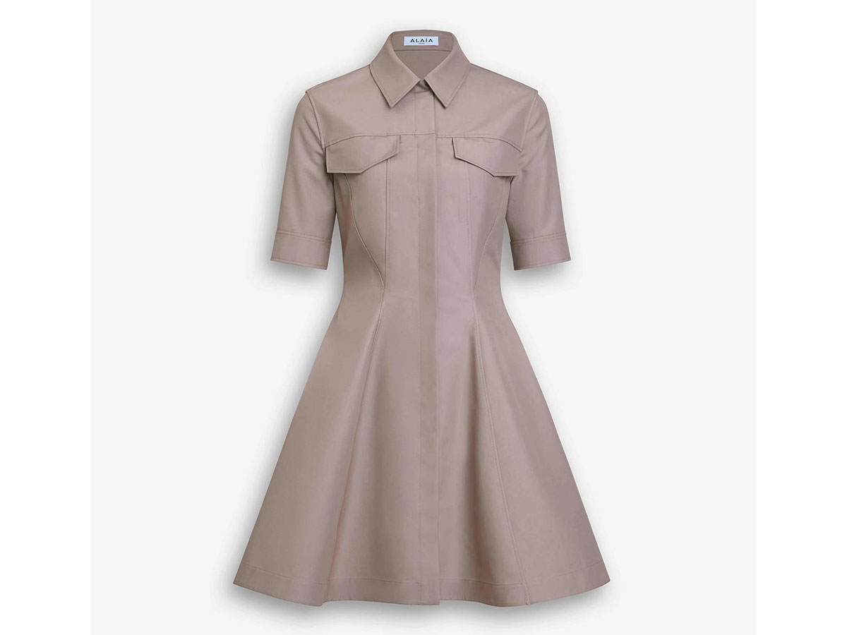 POPLIN-SKATER-DRESS-ALAIA