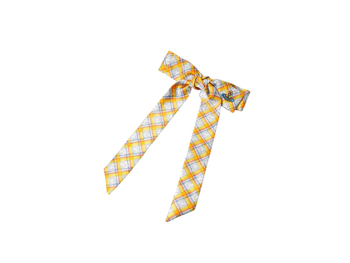 VIVIENNE WESTWOOD CHECK FLYES HAIR CLIP – ACCESSORI CAPELLI – YELLOW zalando