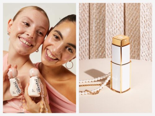 Красивая сумка Ключ Ключ Ключа красавица макияж Trucchi Perfume Cream Cover 01