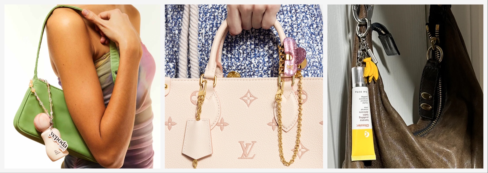 beauty bag charm portachiavi borsa bellezza make up trucchi profumi creme cover desktop