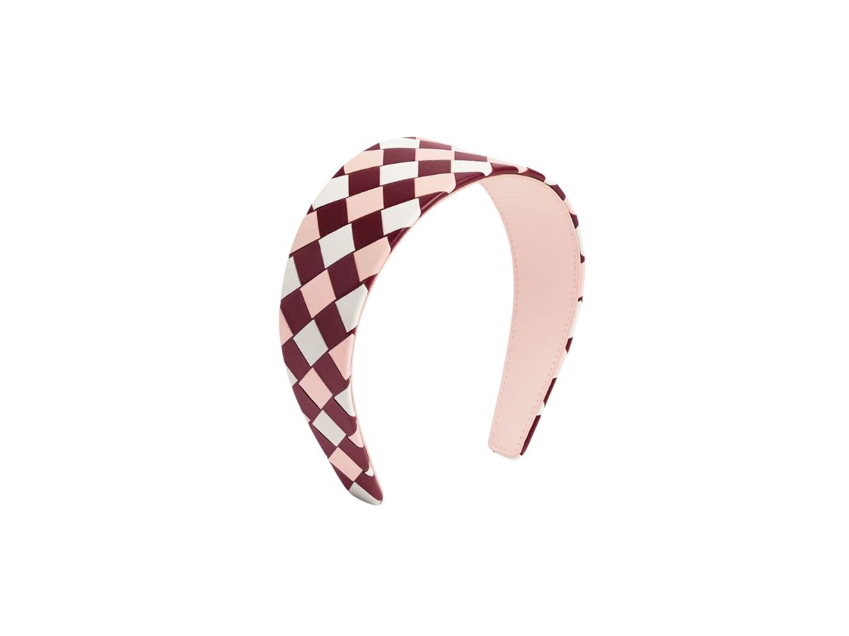 cerchietto intrecciato in nappa bottega veneta