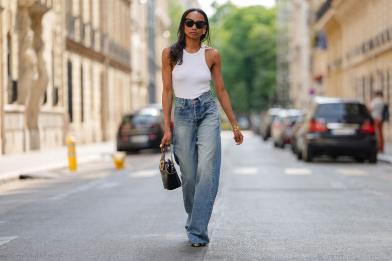 Jeans anche d’estate? Sì, grazie. Ecco le idee più cool rubate allo street style