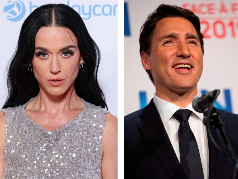 katy perry Justin Trudeau