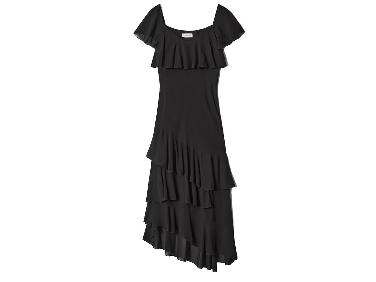maxi-dress-con-volant-&-Other-Stories
