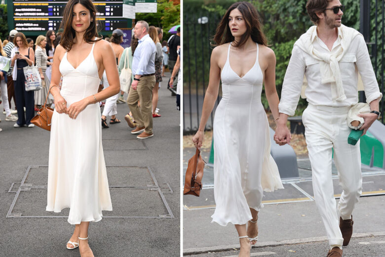 Monica Barbaro indossa il perfetto white dress per l’estate 2025