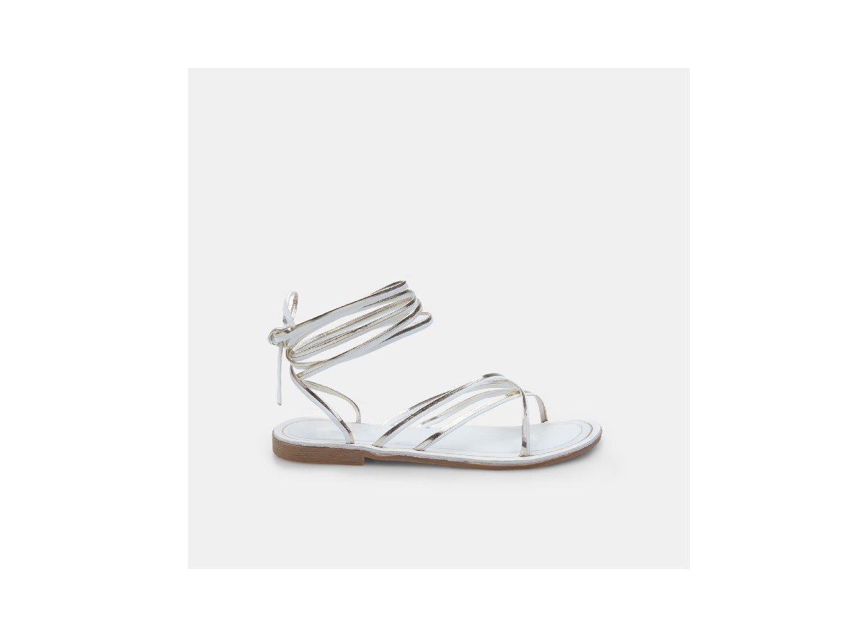 ok BATA_ESTATE ON_SANDALI CON LACCI BIANCO_ORO