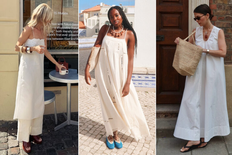 Abiti bianchi: 5 idee (da Instagram) su come indossarli con stile per tutta l’estate