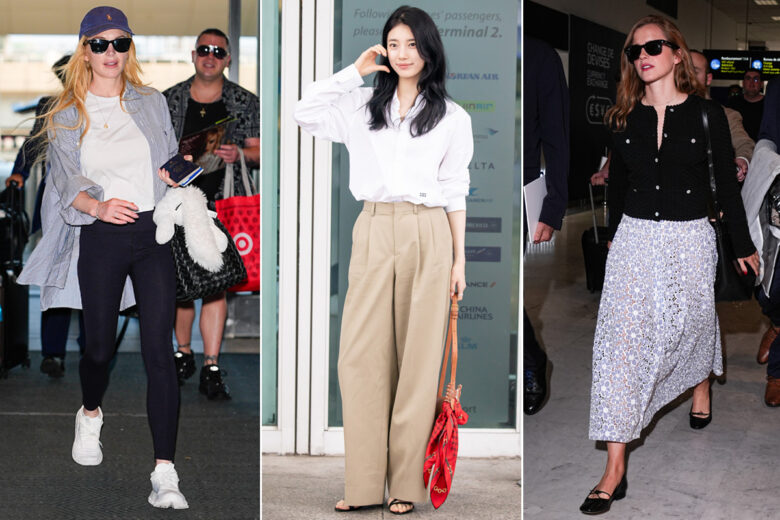 In cerca del look da aeroporto perfetto? Lasciatevi ispirare da quelli sfoggiati dalle star