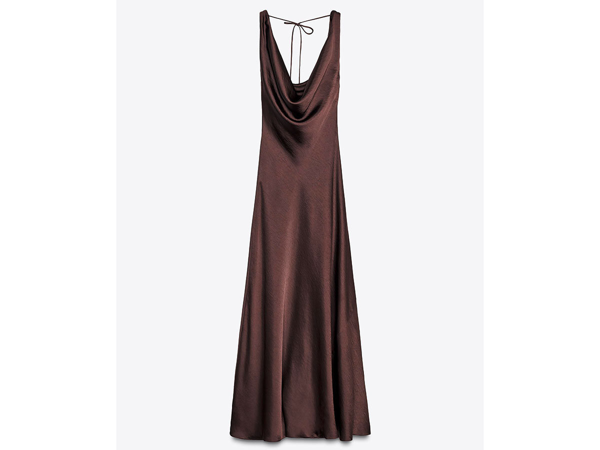 abito-lungo-satin-zara