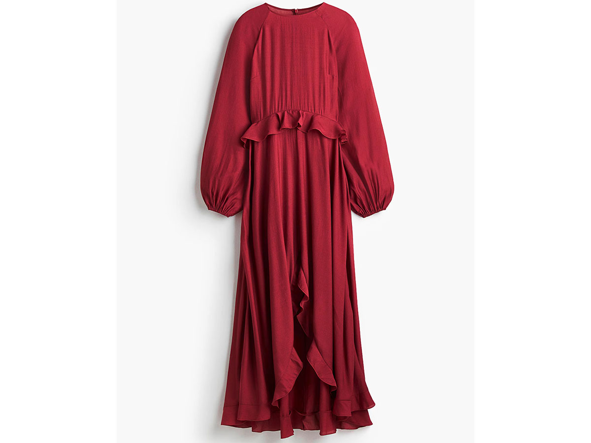 maxi-dress-con-volant-H&M