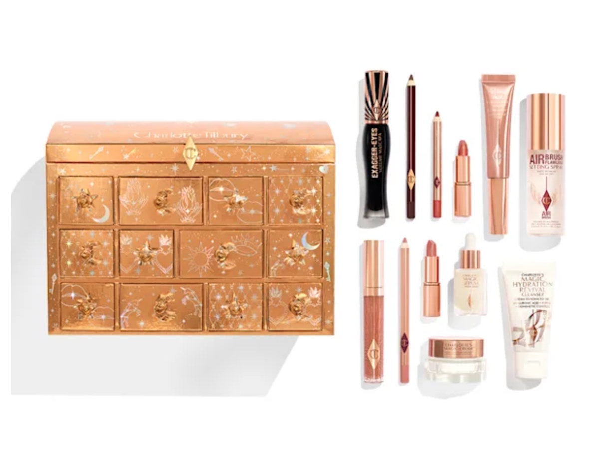 Calendari dell Avvento Beauty 2025 migliori make-up skincare profumi da non perdere charlotte tilbury