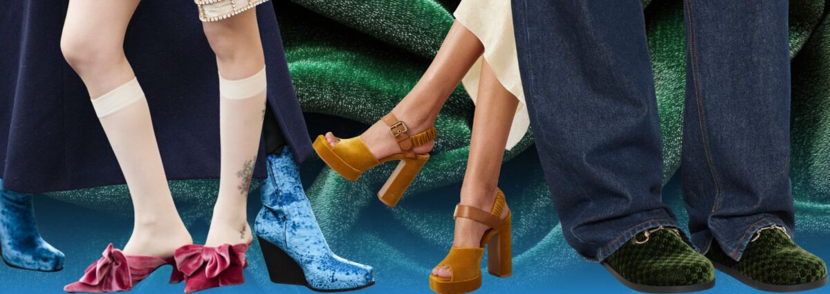 DESK scarpe di velluto