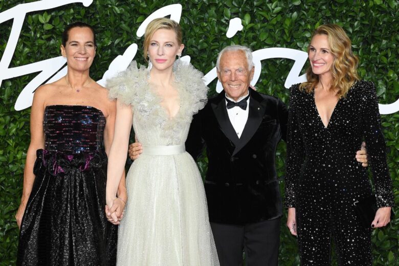 Giorgio Armani, che ha portato la moda sul red carpet