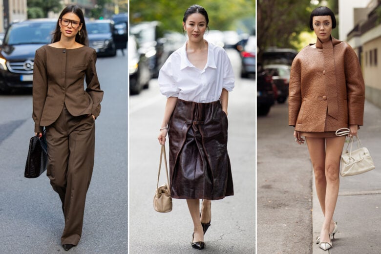 Come indossare il marrone in modo chic? 5 idee dallo street style milanese da copiare quest’autunno