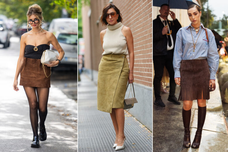 Gonna in suede: sarà lei la grande protagonista dell’autunno! Ecco i modelli da puntare ora