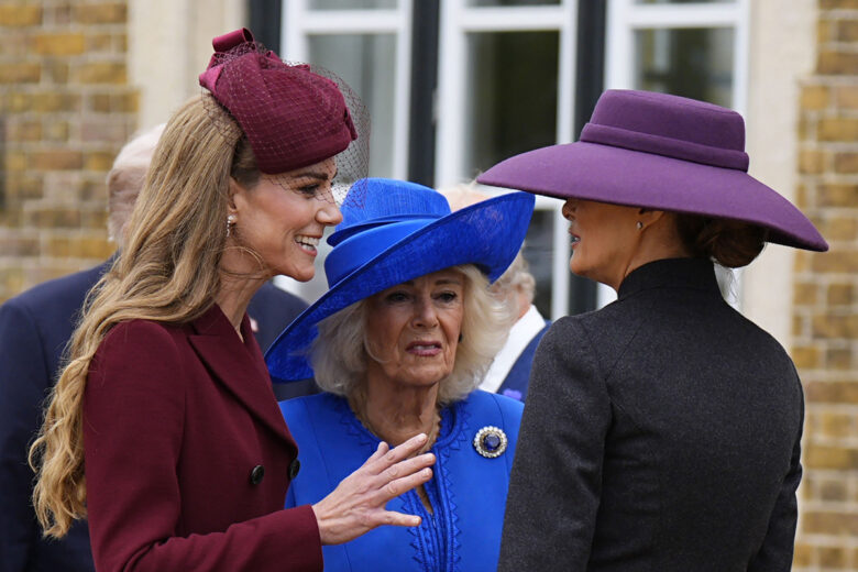 Kate Middleton vs Melania Trump: i look della Principessa del Galles e della First Lady per il loro incontro a Windsor
