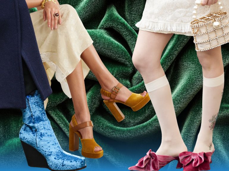 MOB scarpe di velluto