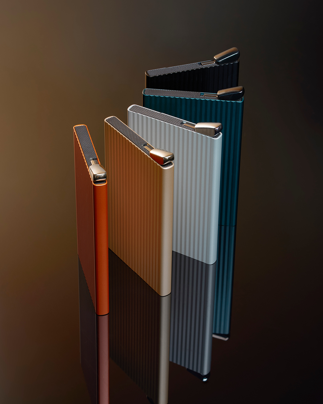 SECRID FW25 Premium+ Fluted Orange, Cashmere, Silver, Teal, Black 4