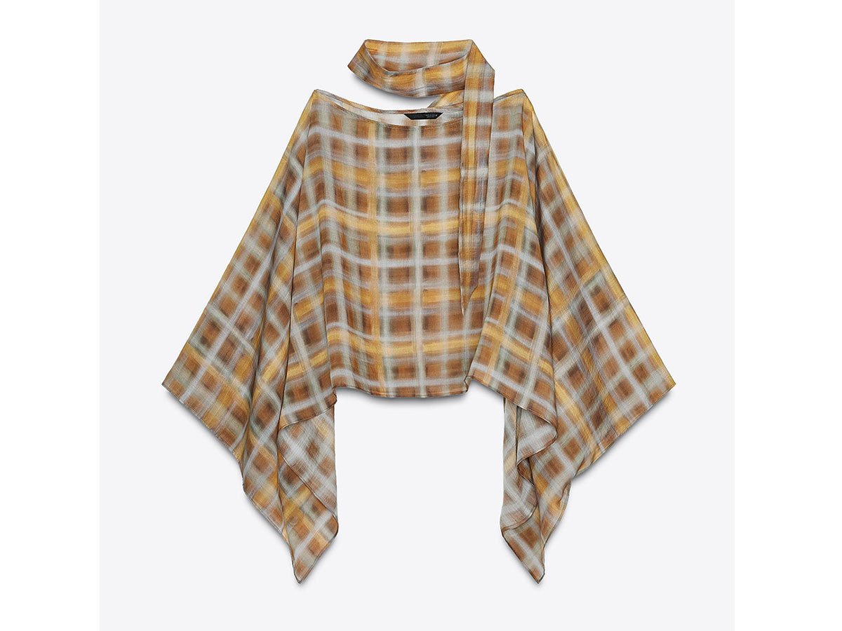 mantella-a-quadri-con-foulard-zara