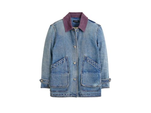 Расслабленная сарая куртка J Crew