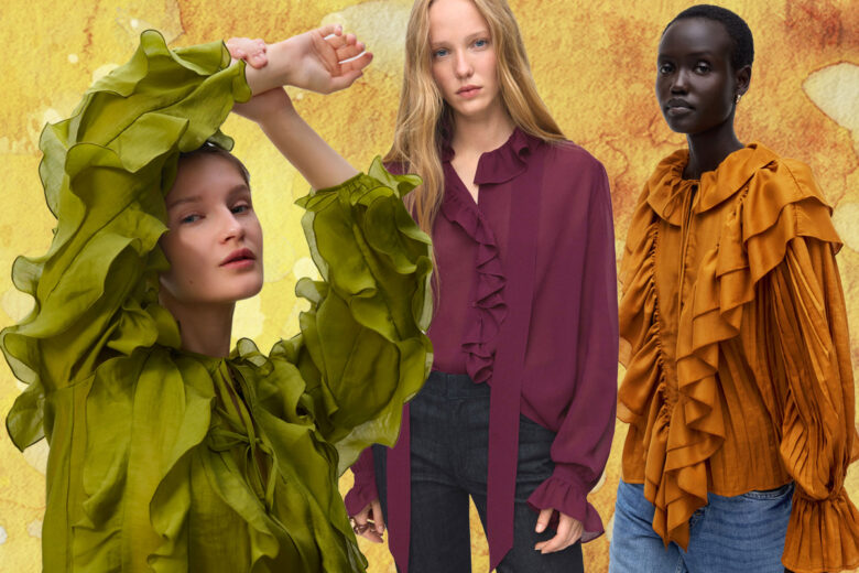 Bluse e camicie con volant: il ritorno più romantico dell’autunno-inverno 2025