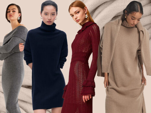 2025 Abito Da Donna Aderente Con Scollo Quadrato Alla Moda